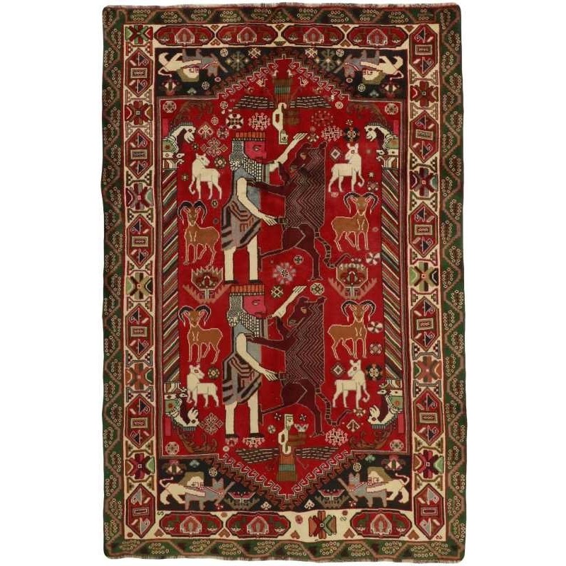 tappeto persia kashghai cm 176x271