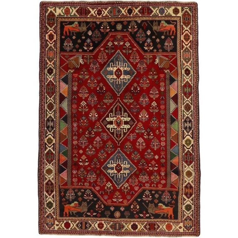 tappeto persia kashghai cm 180x265