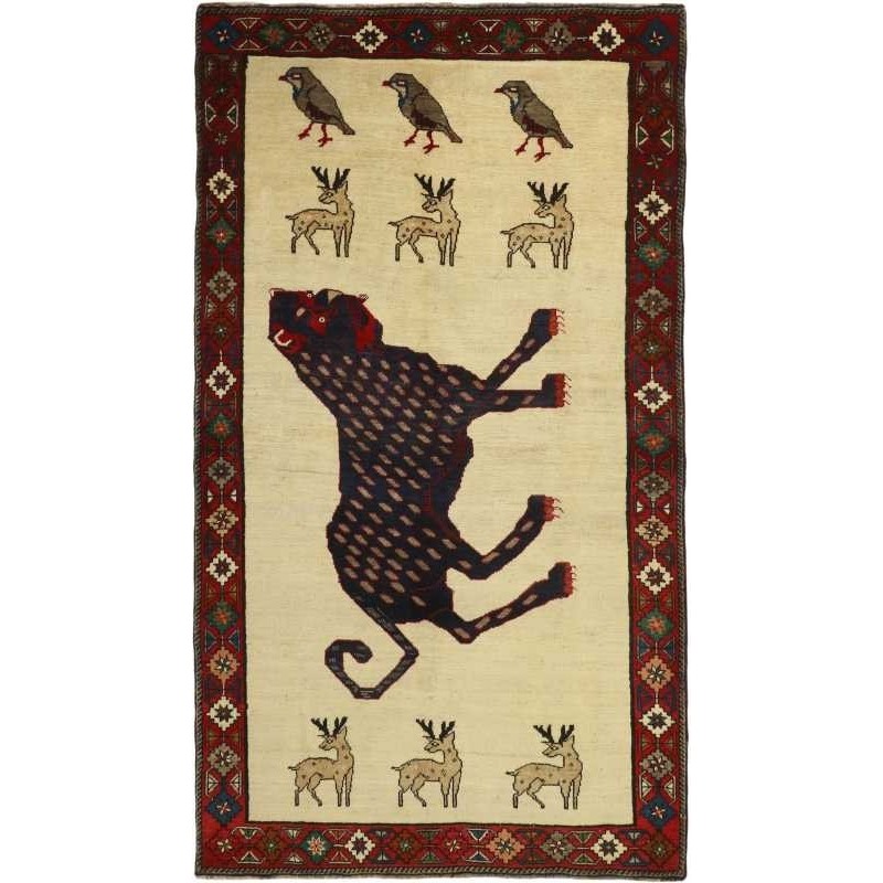 tappeto persia kashghai cm 136x241