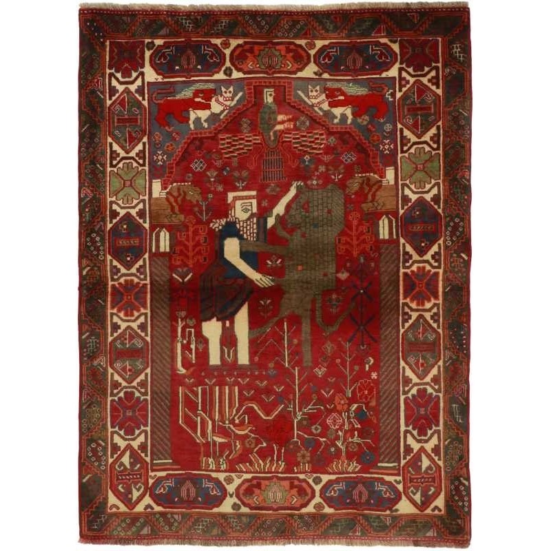 tappeto persia kashghai cm 112x156