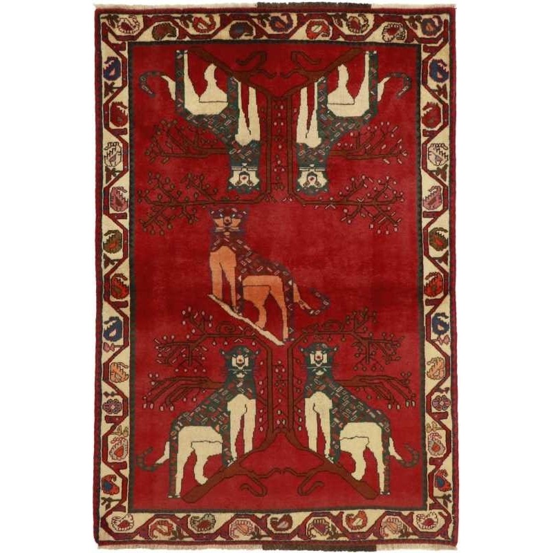 tappeto persia kashghai cm 108x160