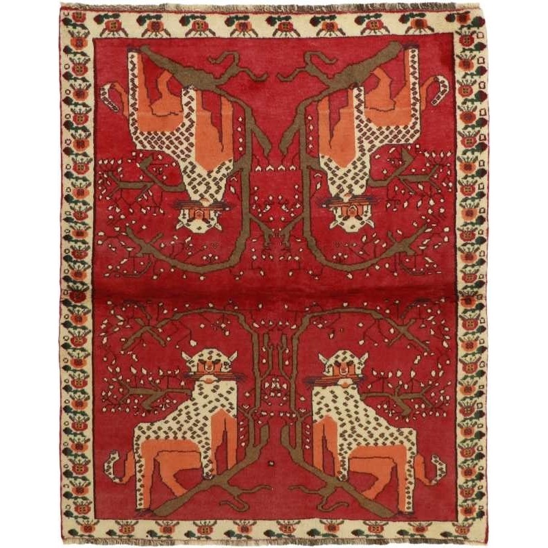 tappeto persia kashghai cm 123x151