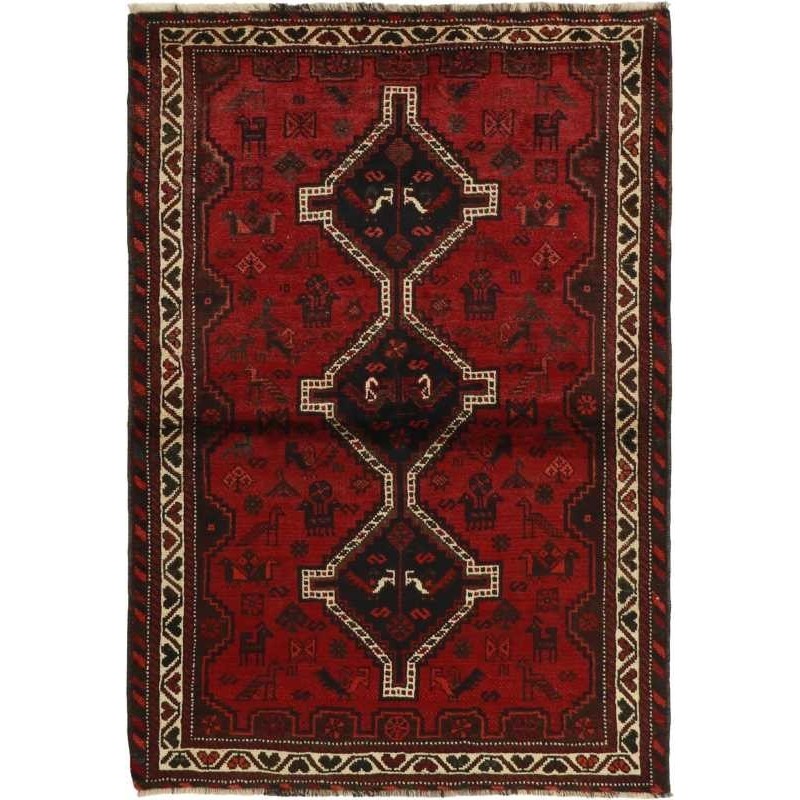 tappeto persia kashghai cm 105x166