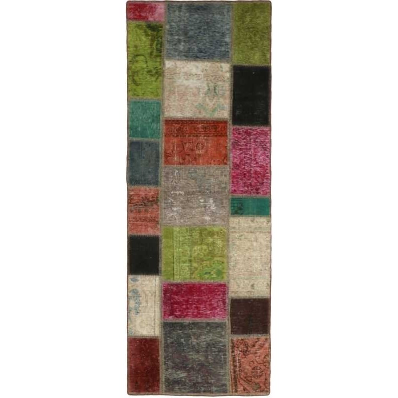 tappeto persia vintage patchwork cm 71x198