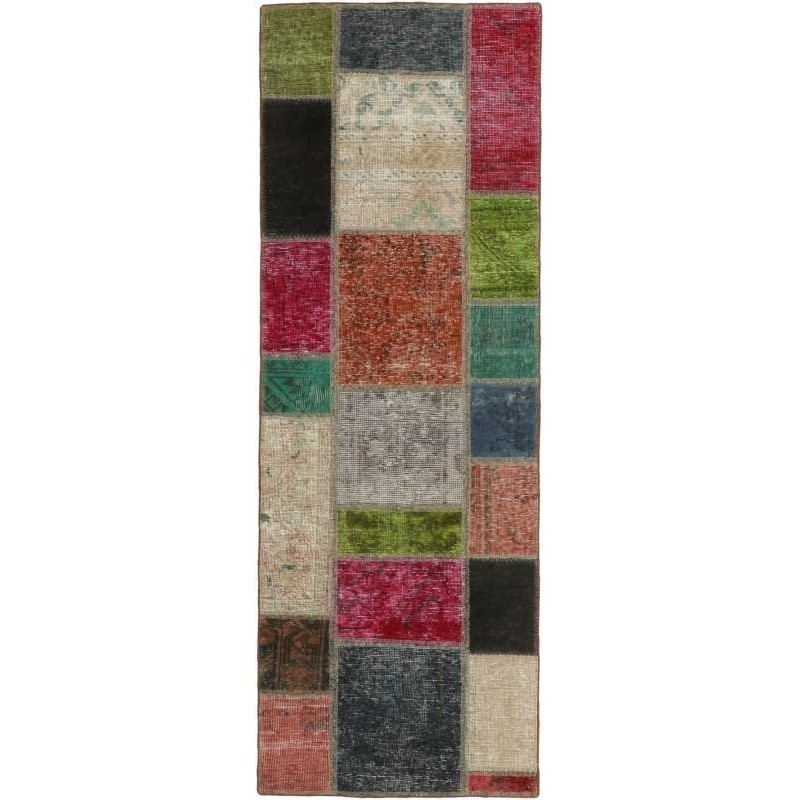 tappeto persia vintage patchwork cm 71x202