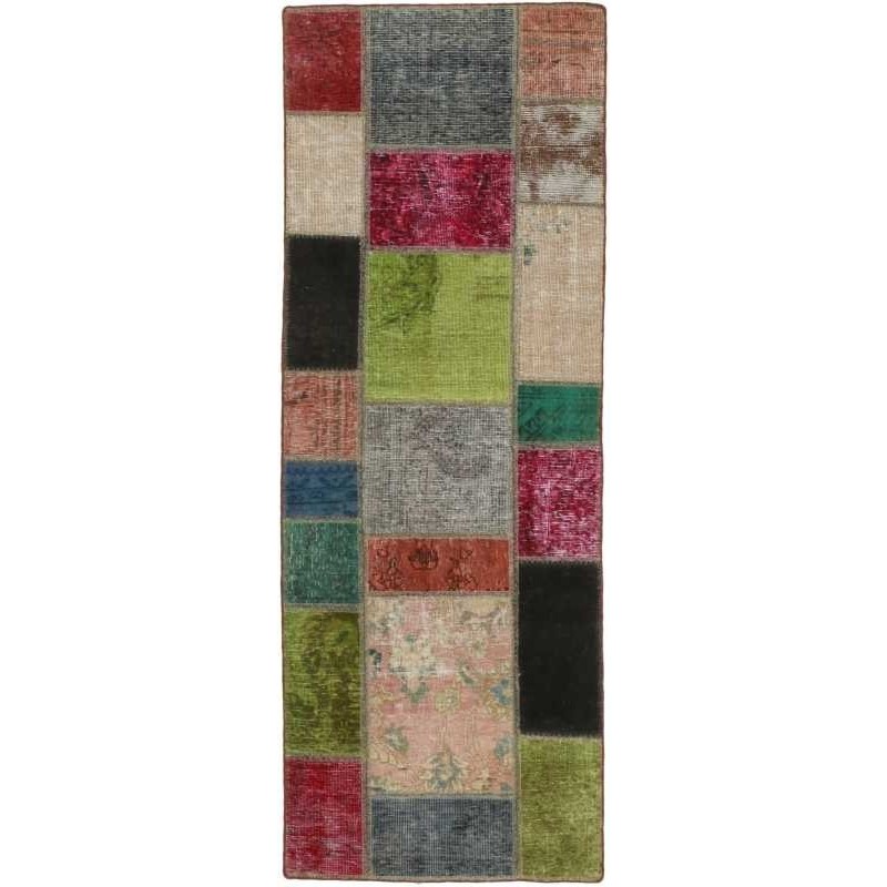 tappeto persia vintage patchwork cm 70x200