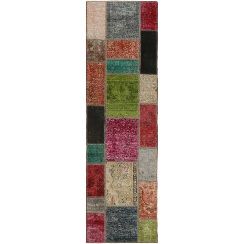tappeto persia vintage patchwork cm 72x250