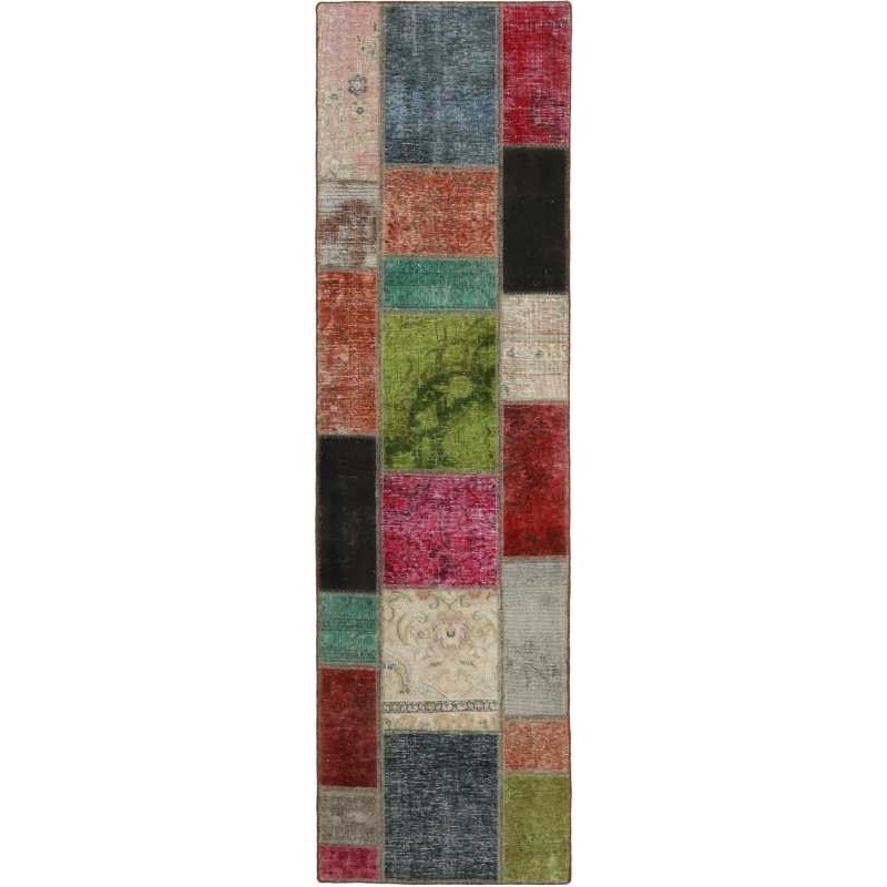 tappeto persia vintage patchwork cm 72x250