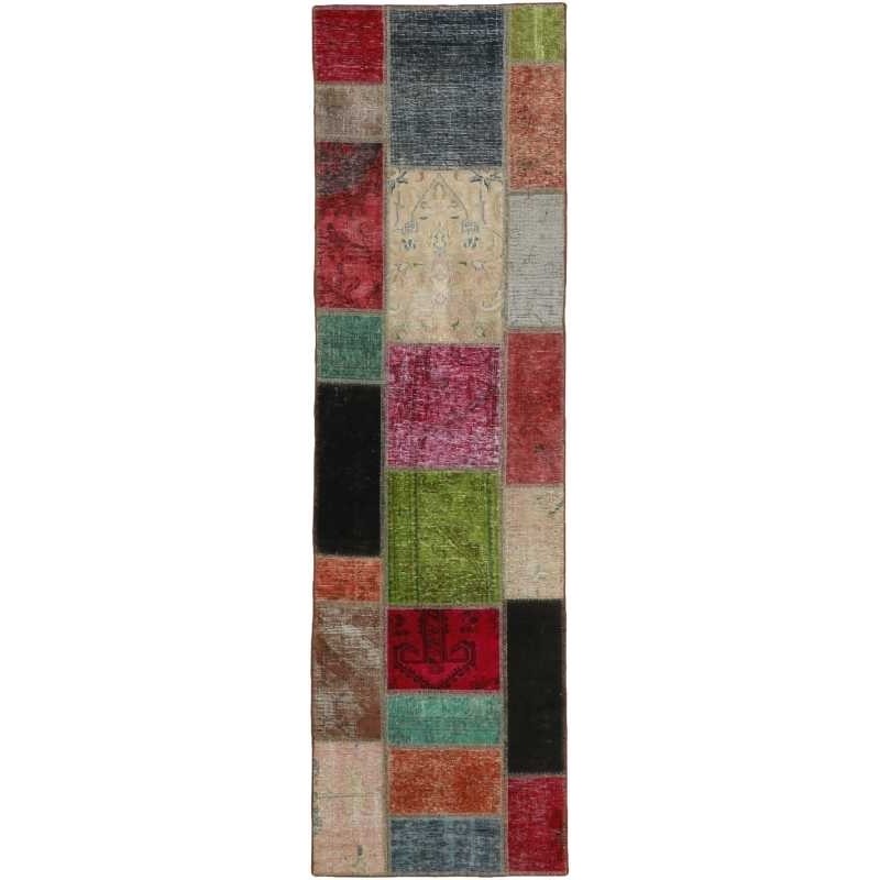 tappeto persia vintage patchwork cm 72x252