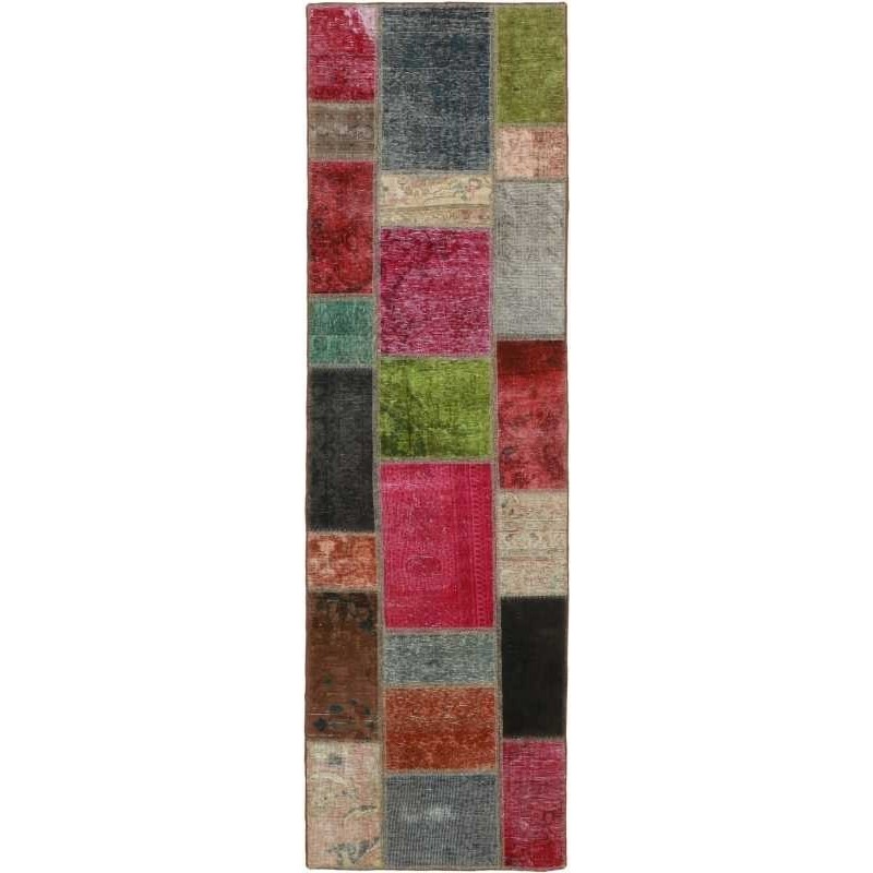 tappeto persia vintage patchwork cm 72x251