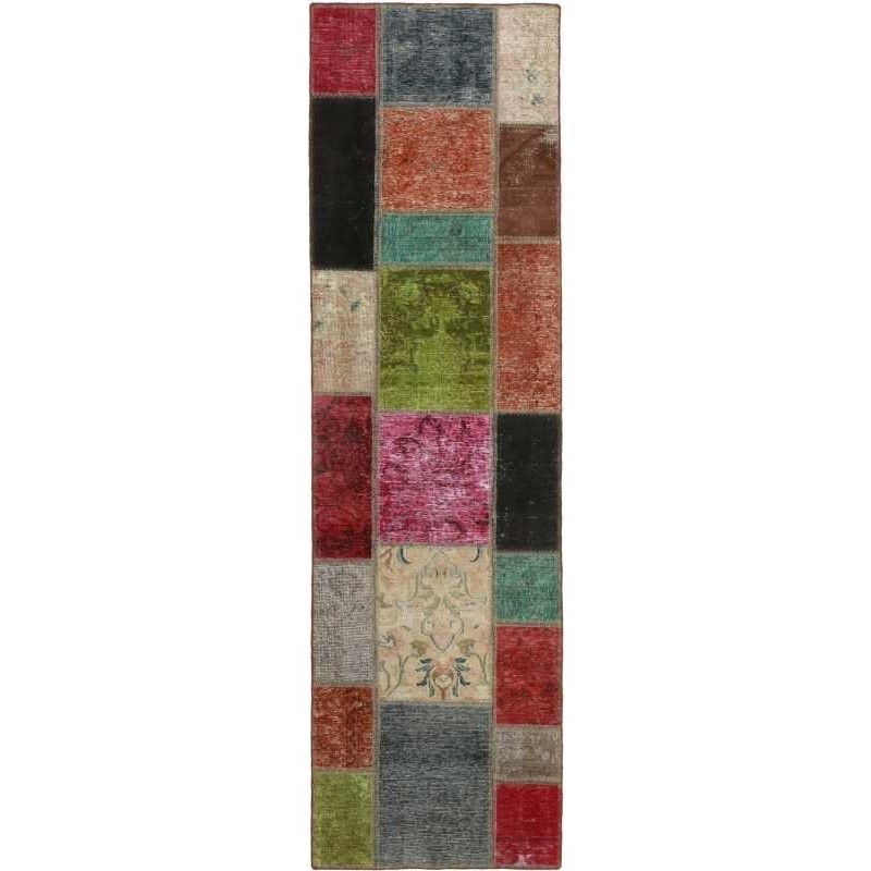 tappeto persia vintage patchwork cm 71x250