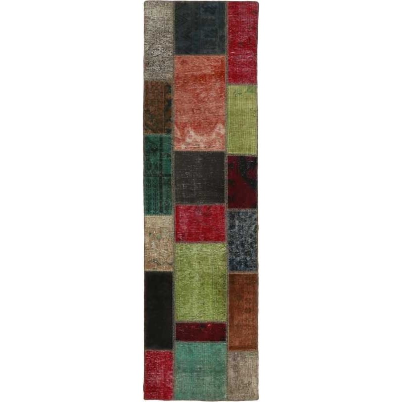 tappeto persia vintage patchwork cm 72x252