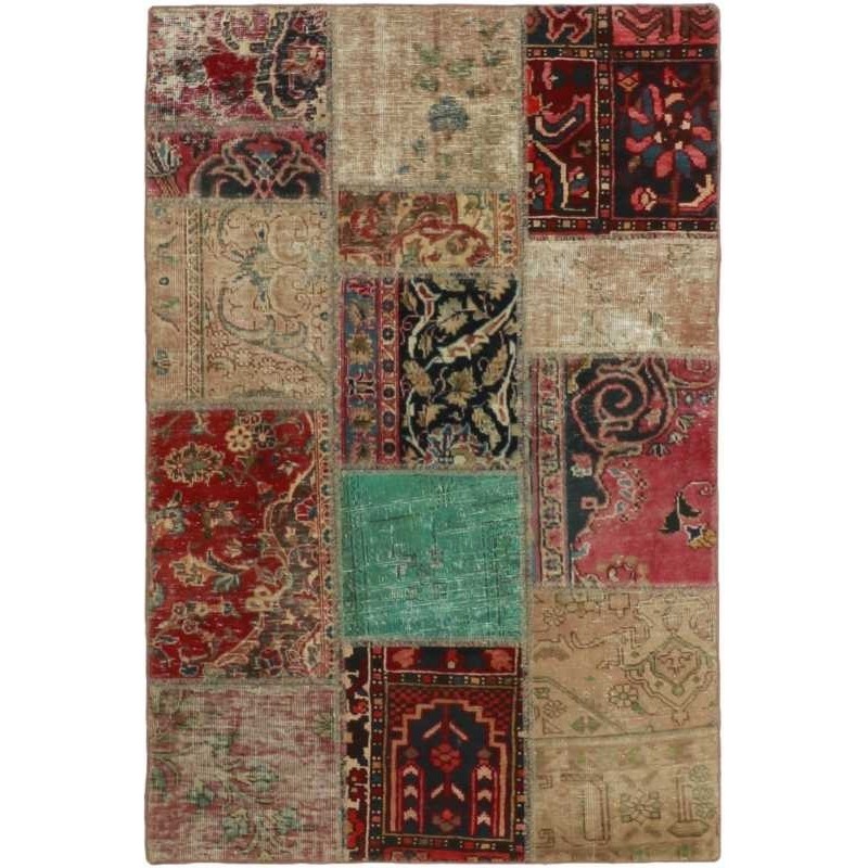 tappeto persia vintage patchwork cm 102x151