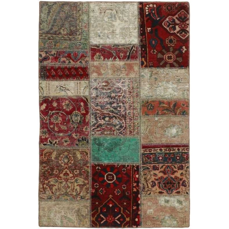 tappeto persia vintage patchwork cm 101x152