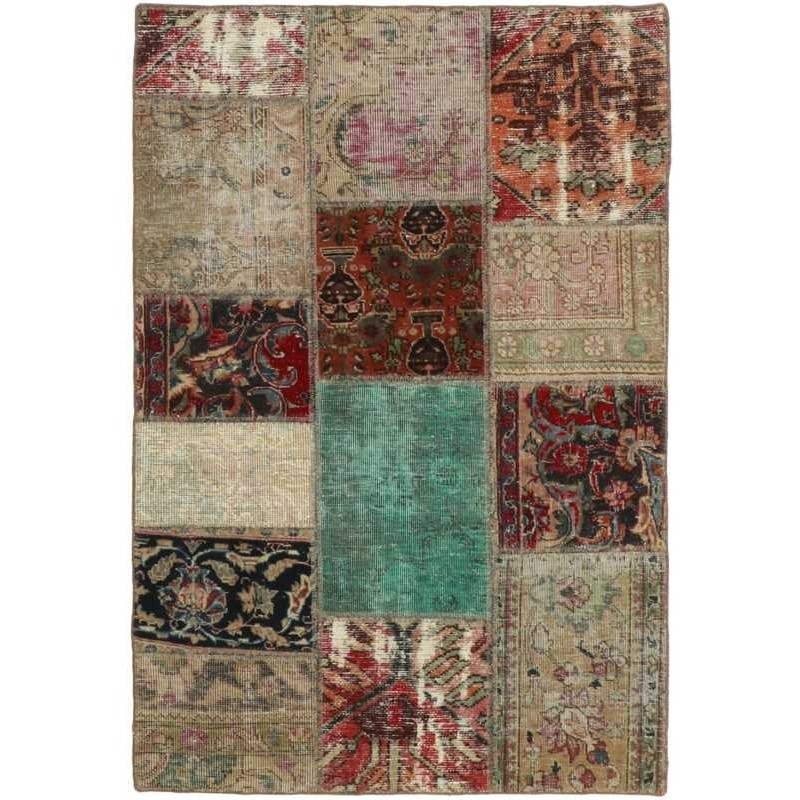 tappeto persia vintage patchwork cm 103x152
