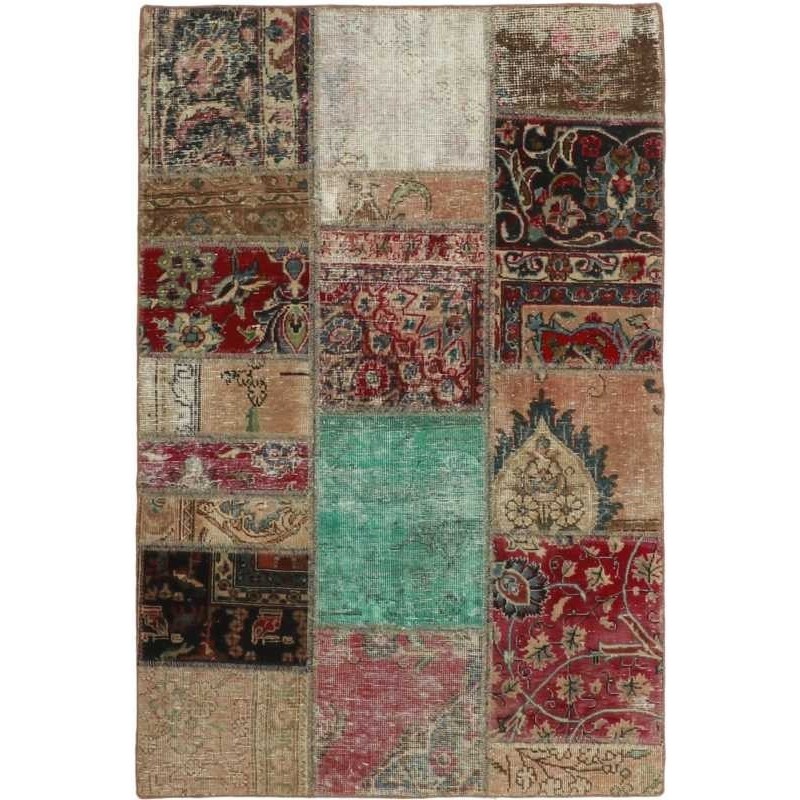 tappeto persia vintage patchwork cm 102x151