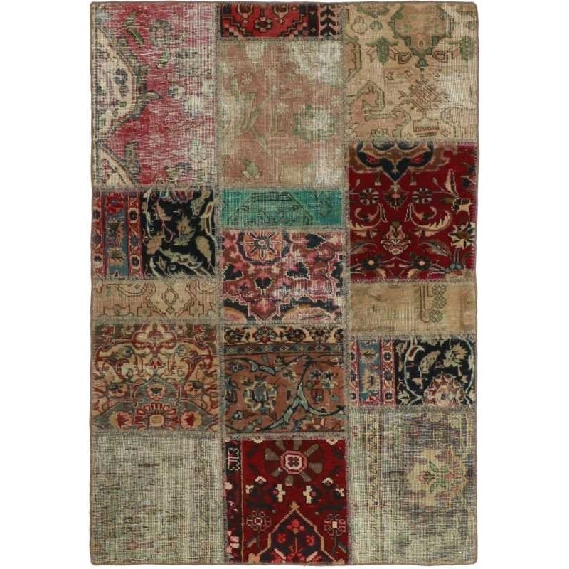 tappeto persia vintage patchwork cm 102x150