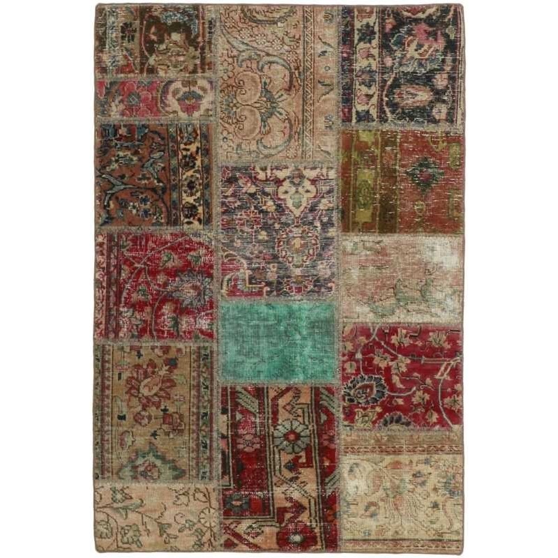 tappeto persia vintage patchwork cm 101x152