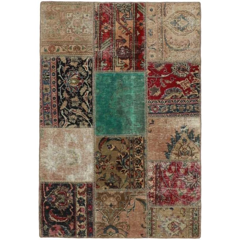 tappeto persia vintage patchwork cm 102x150