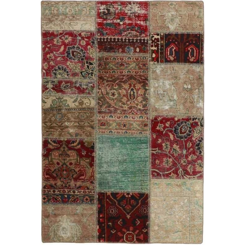 tappeto persia vintage patchwork cm 102x152