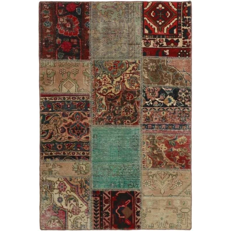 tappeto persia vintage patchwork cm 102x152