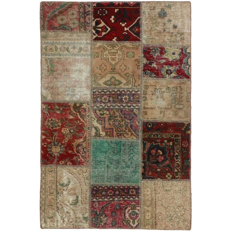 tappeto persia vintage patchwork cm 100x152