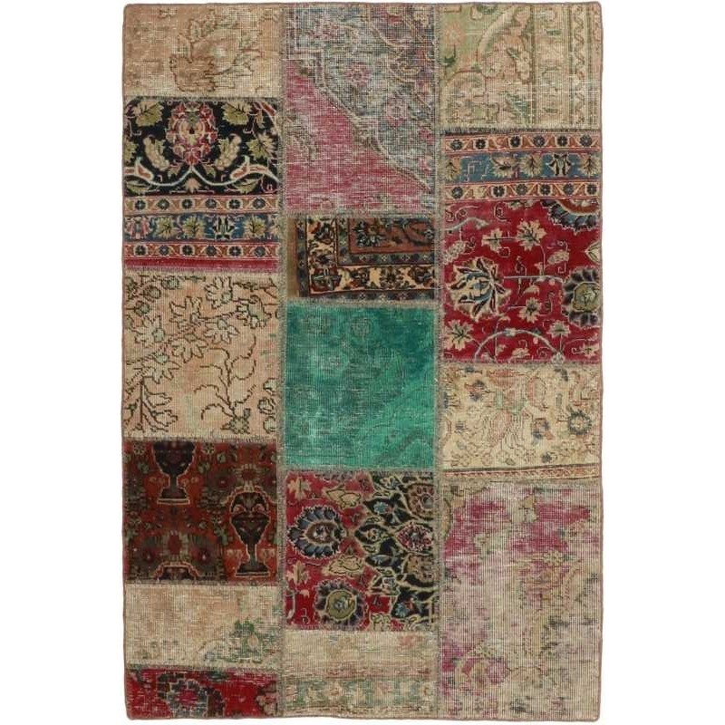tappeto persia vintage patchwork cm 101x151