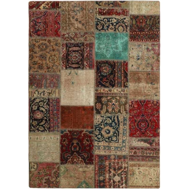 tappeto persia vintage patchwork cm 164x237