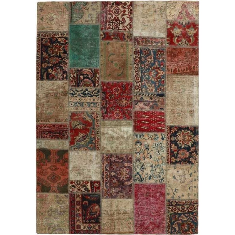 tappeto persia vintage patchwork cm 165x235