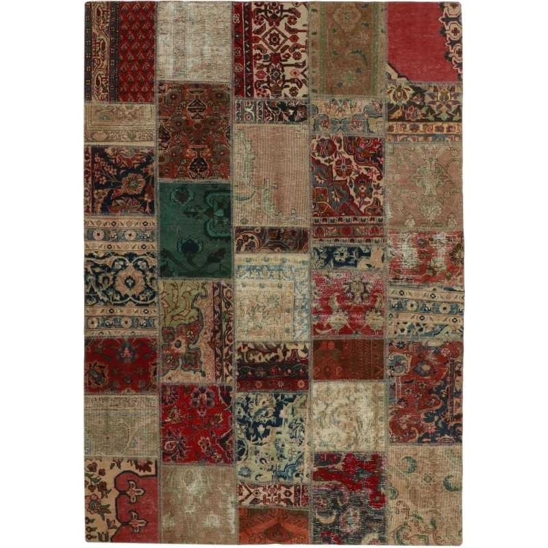 tappeto persia vintage patchwork cm 164x234