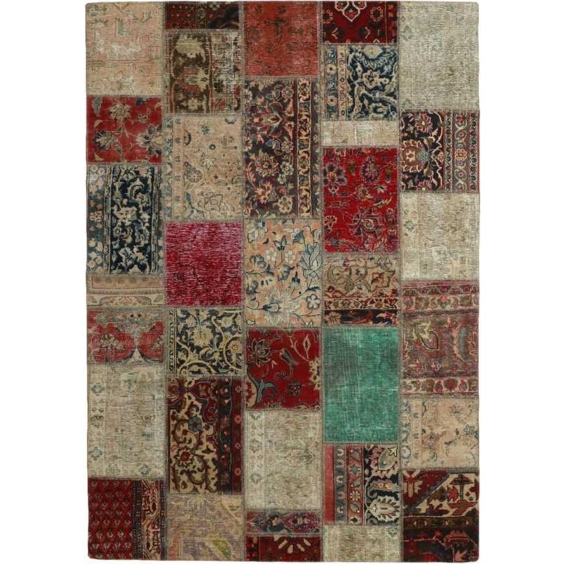 tappeto persia vintage patchwork cm 165x238