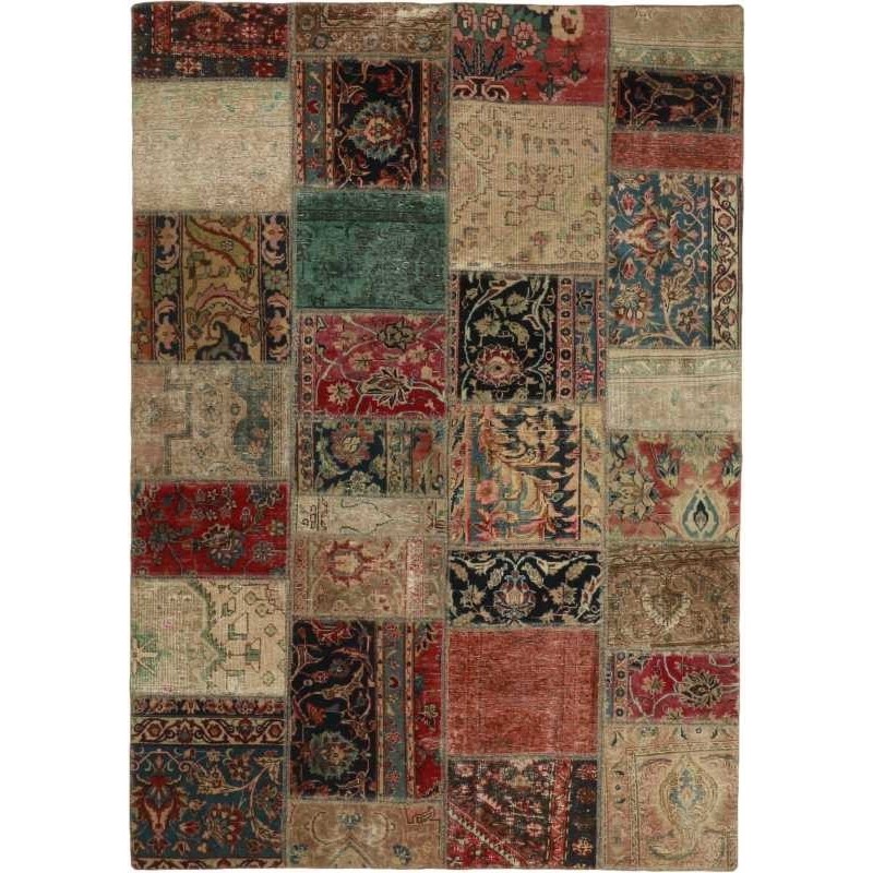 tappeto persia vintage patchwork cm 167x233
