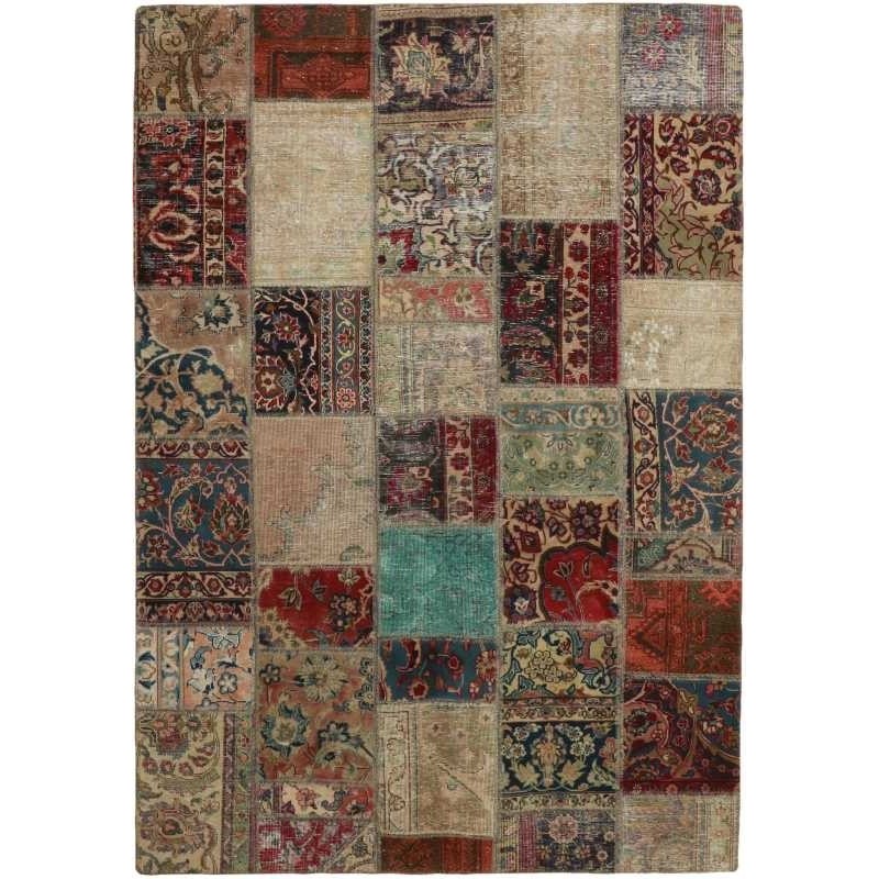 tappeto persia vintage patchwork cm 166x234
