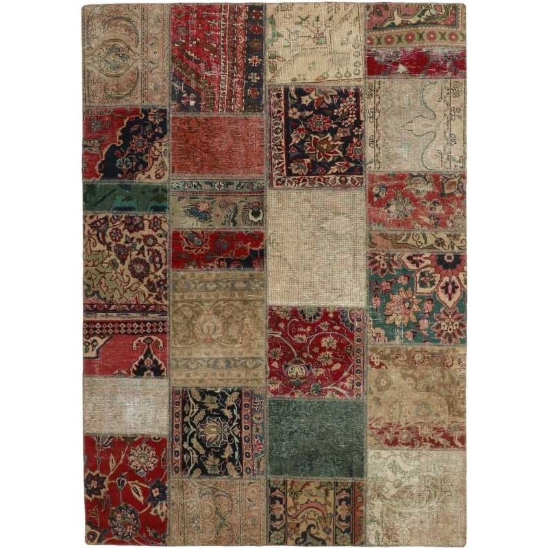 tappeto persia vintage patchwork cm 167x233