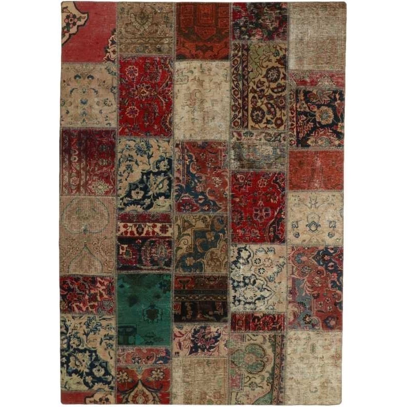 tappeto persia vintage patchwork cm 168x234