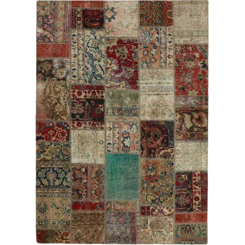 tappeto persia vintage patchwork cm 166x234