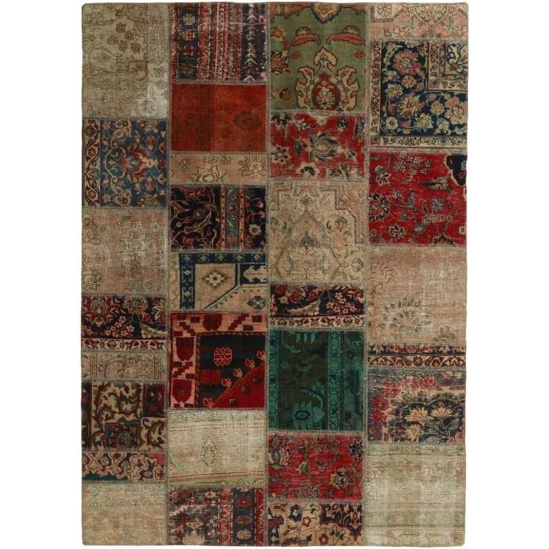 tappeto persia vintage patchwork cm 167x234