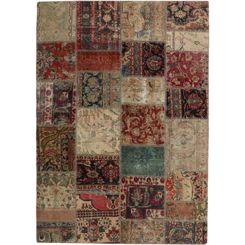 tappeto persia vintage patchwork cm 167x234