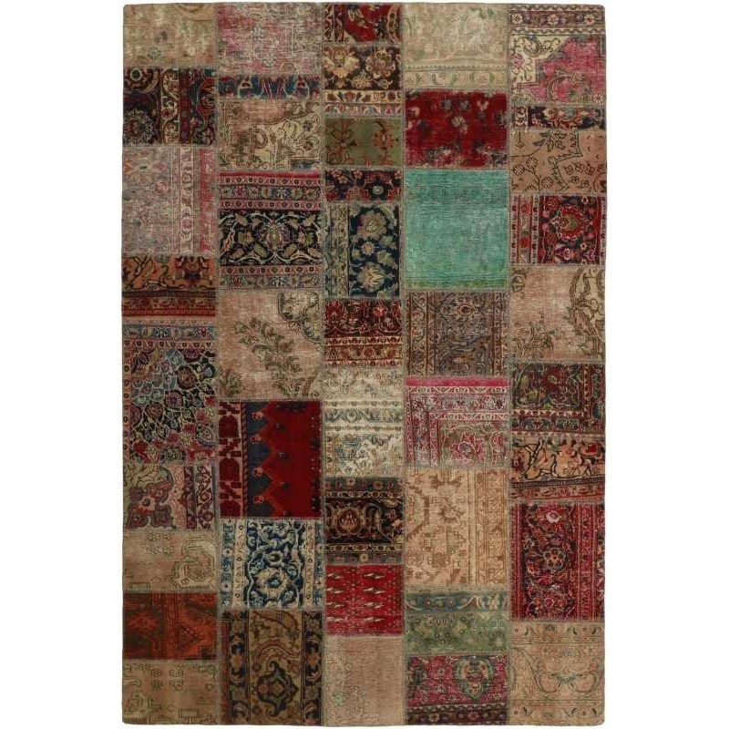 tappeto persia vintage patchwork cm 200x300