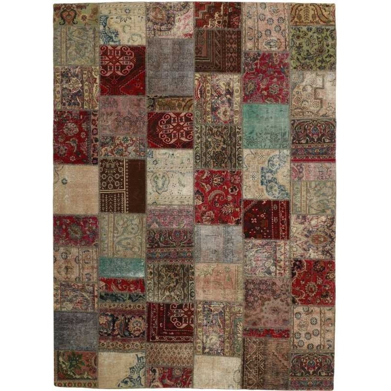 tappeto persia vintage patchwork cm 257x347