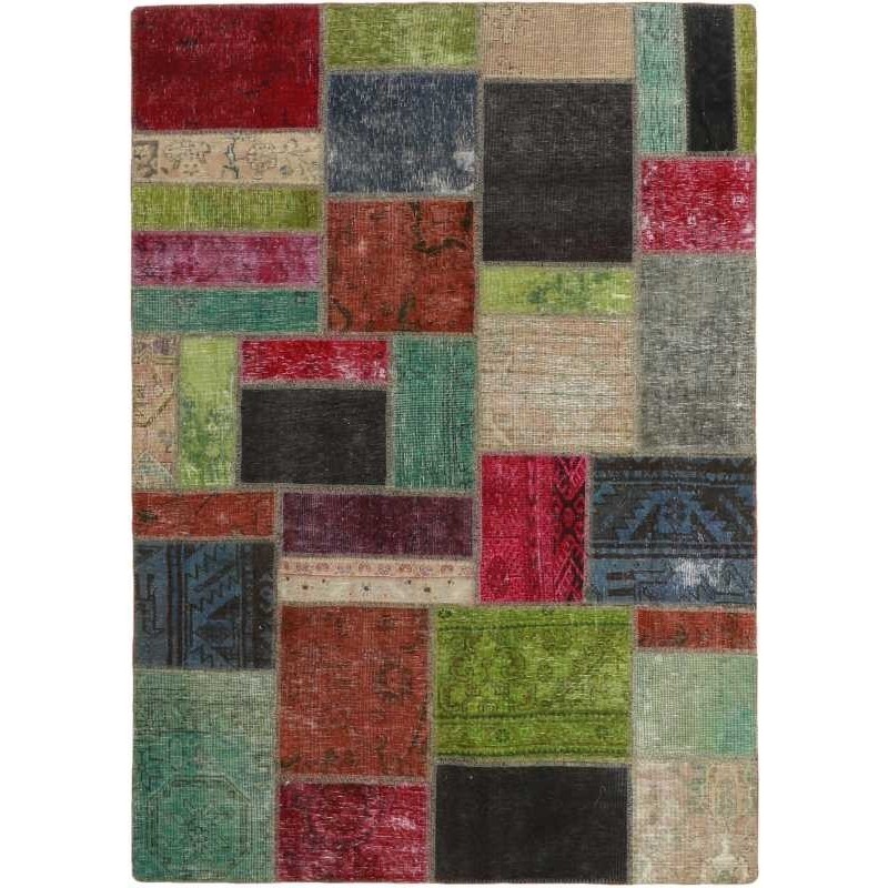 tappeto persia vintage patchwork cm 141x198