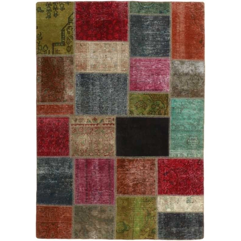 tappeto persia vintage patchwork cm 141x200