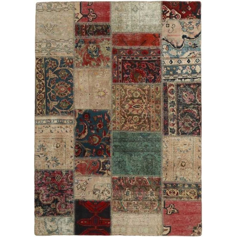 tappeto persia vintage patchwork cm 142x196