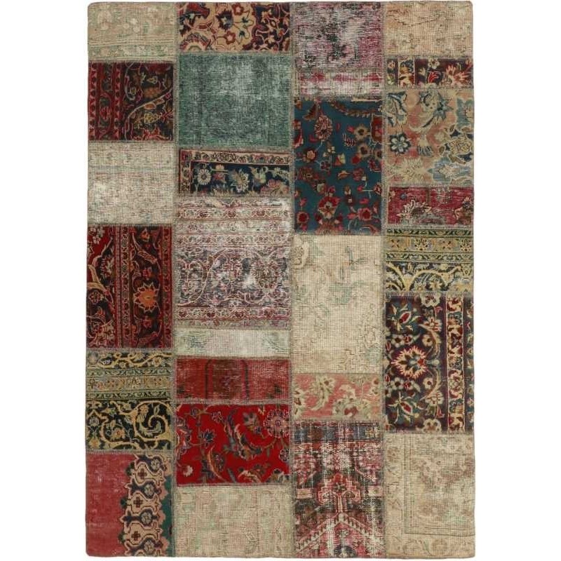 tappeto persia vintage patchwork cm 142x202