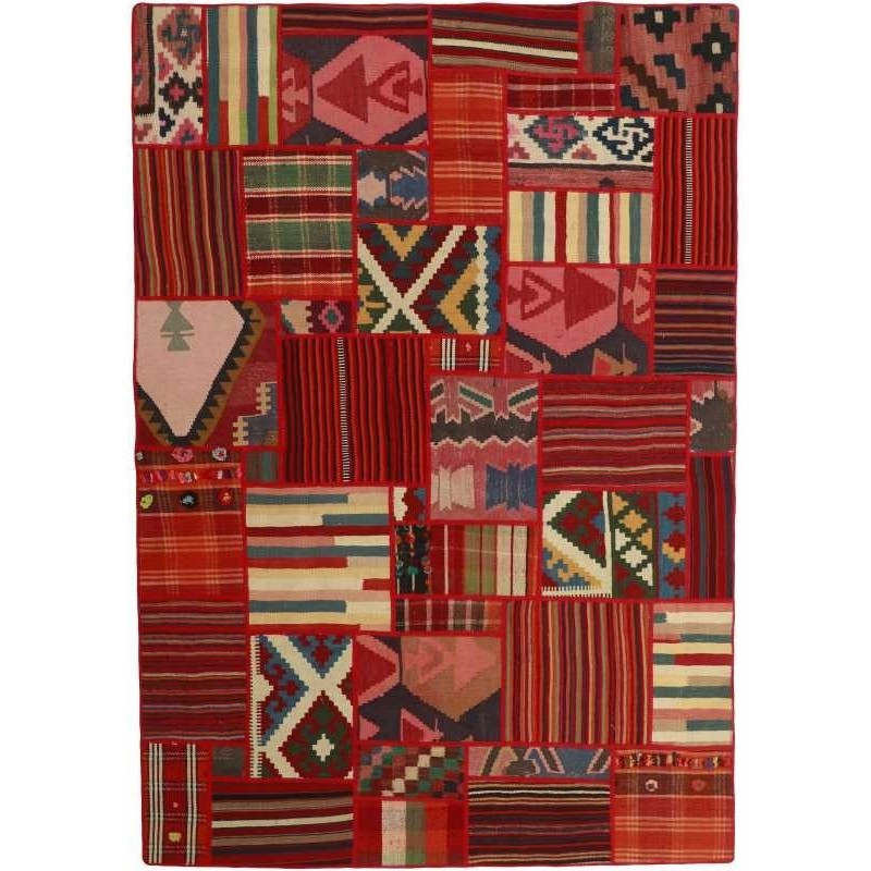 tappeto persia tekkeh kelim cm 161x231