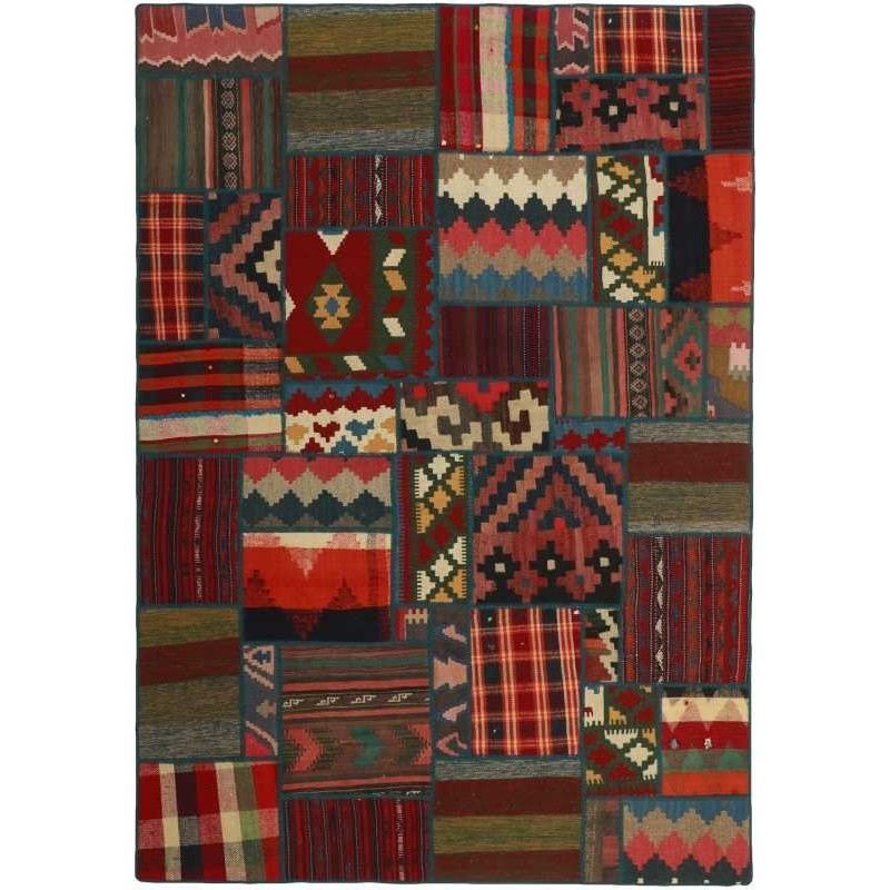 tappeto persia tekkeh kelim cm 161x231