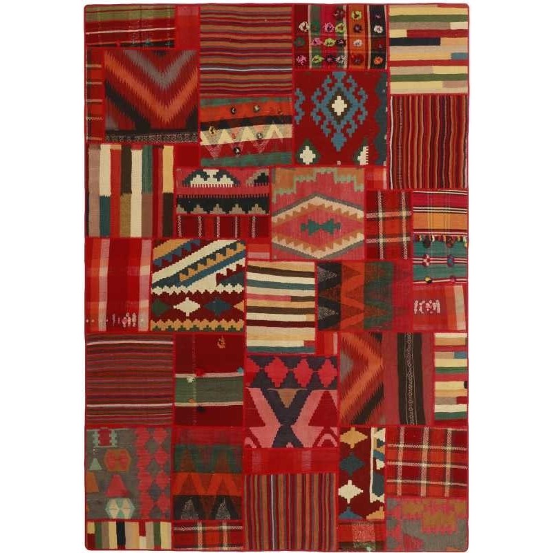 tappeto persia tekkeh kelim cm 161x231