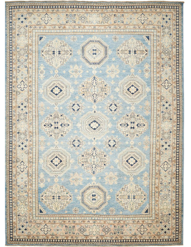 Kazak Fine Pakistan argento e grigio 249x340