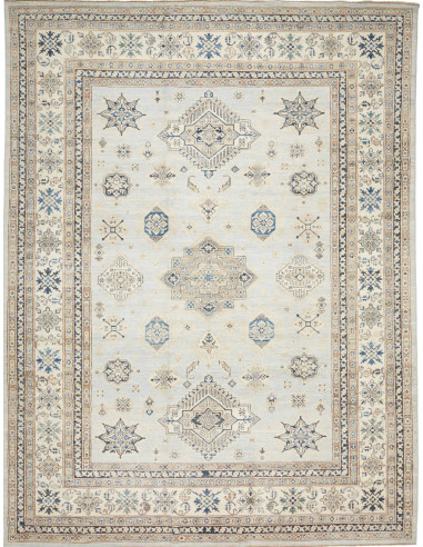 Kazak Fine Pakistan grigio chiaro e grigio tenue 247x327