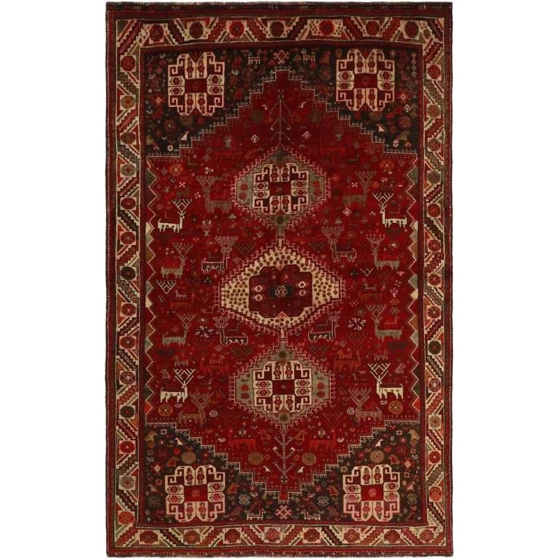 tappeto persia kashghai cm 172x270
